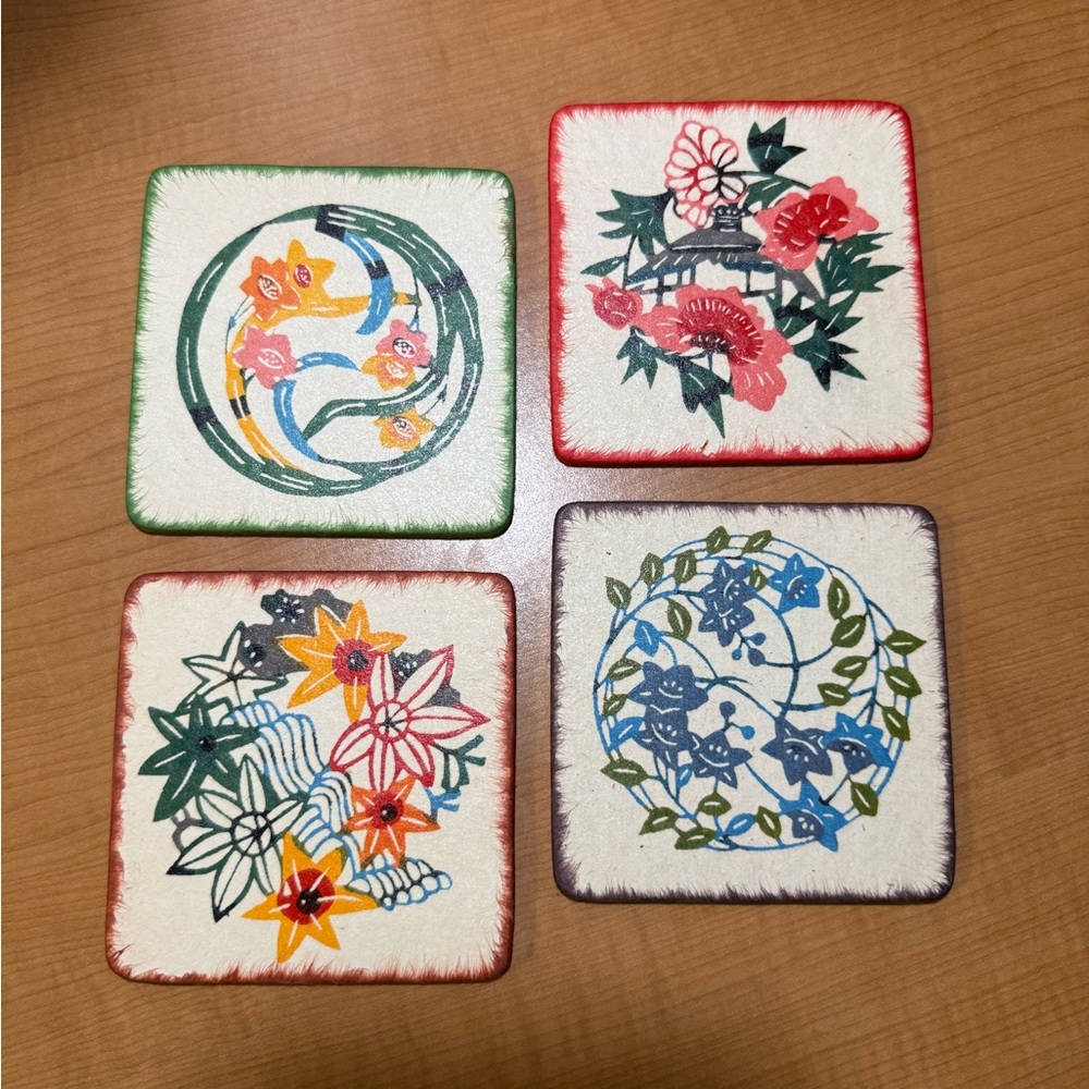 Japanese Set of Coasters